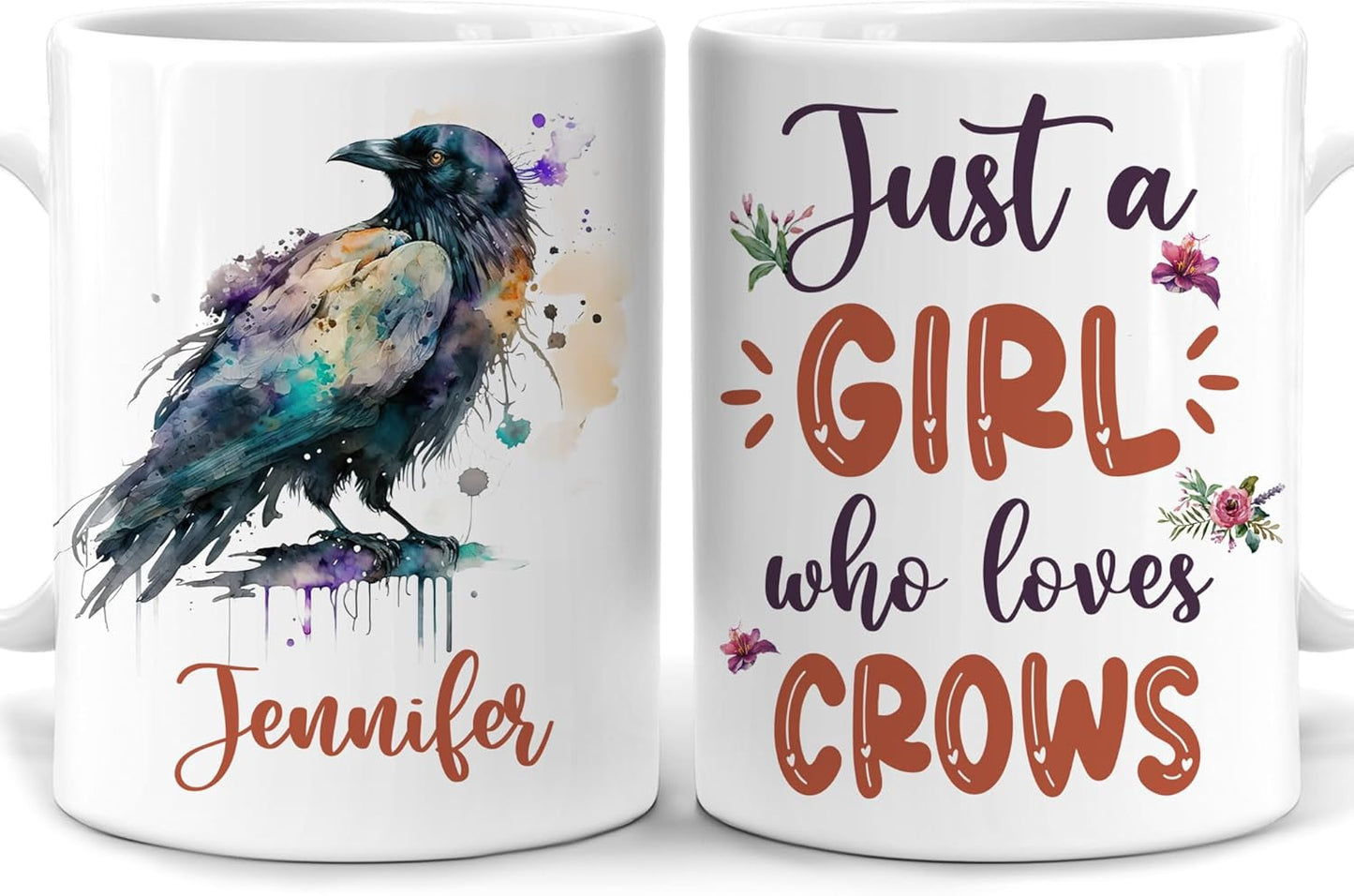 Just A Girl Who Loves Crows Mug