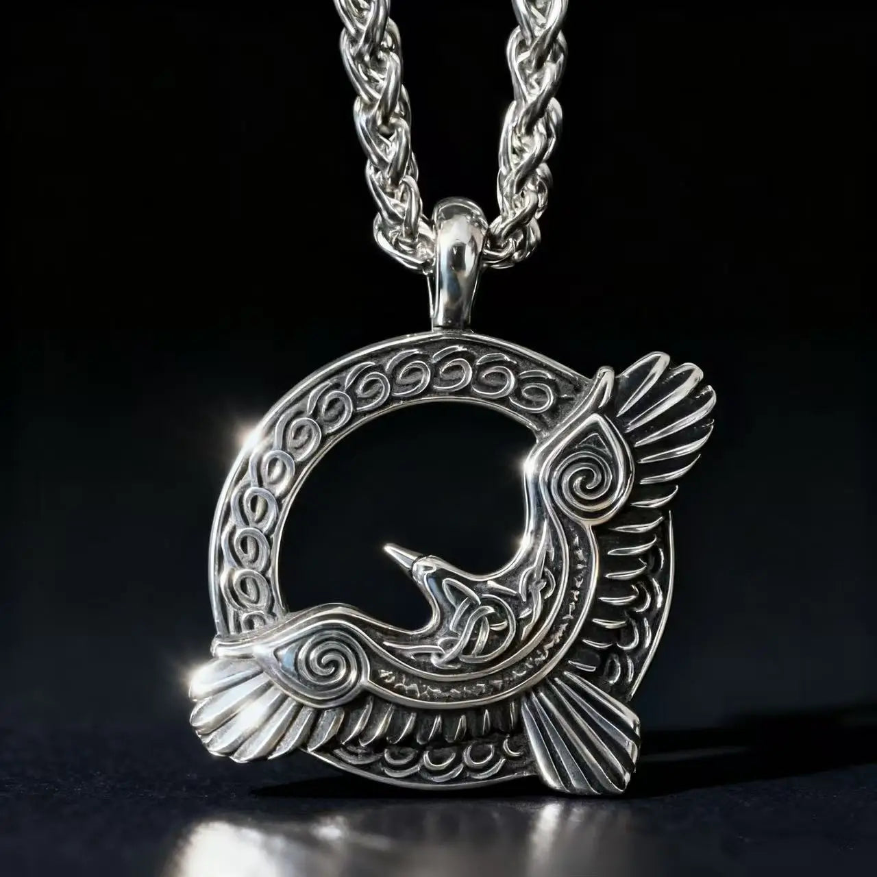 Crowforge Pandent Necklace