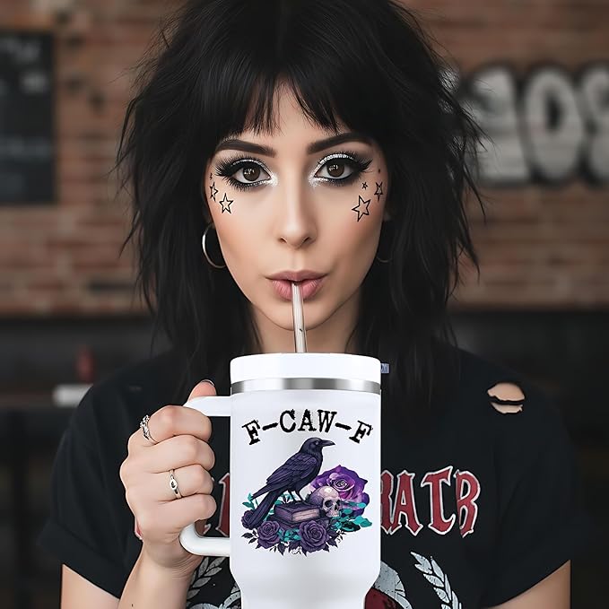 FCawF Raven Goth Tumbler