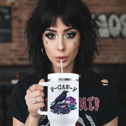 FCawF Raven Goth Tumbler