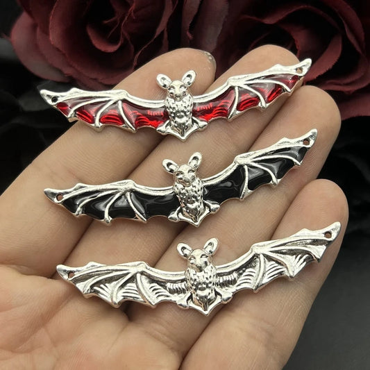 Bat Connector Charms Pendant Fit Jewelry