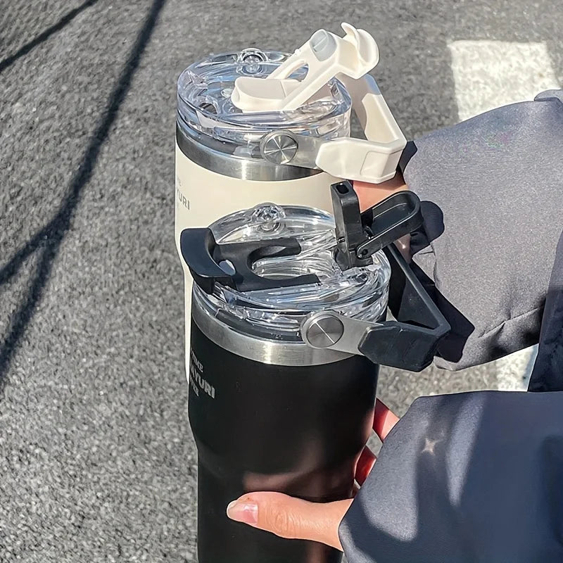 Drinking Coffee Water Cup With Straw