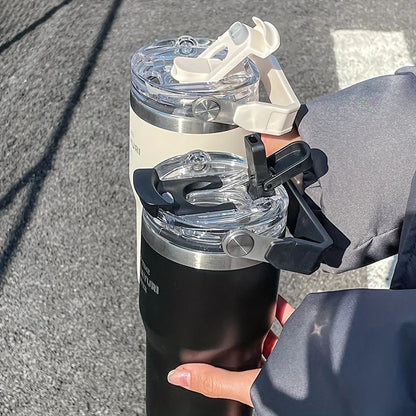 Drinking Coffee Water Cup With Straw